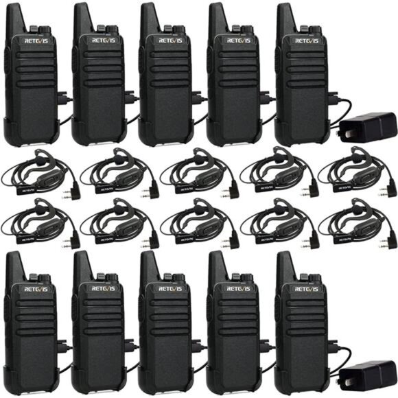 2 Way Radios Walkie Talkies,Rechargeable Long Range Two Way Radio, USB VOX Small - Picture 1 of 7